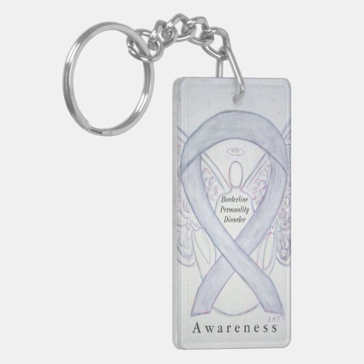 境界線性人格障害認識度キーチェーン キーホルダー (正面左)