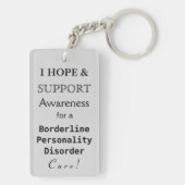 境界線性人格障害認識度キーチェーン キーホルダー (裏面)