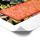 墓からのホラーヴィンテージ漫画本カバーポスター ポスター (角)