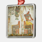 墓からの神OsirisおよびAtum、の メタルオーナメント (左)