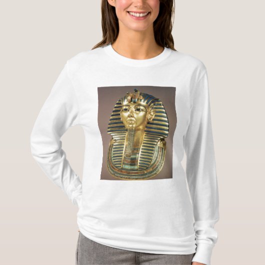 墓からの金ゴールドの葬式のマスク、の Tシャツ (正面)