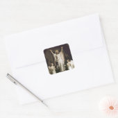 墓での復活 スクエアシール (封筒)