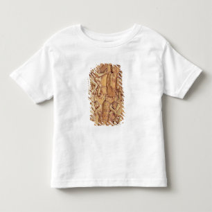 墓で神聖な女性を描写するプラク トドラーTシャツ