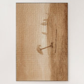 墓のある風景：フリードリヒ最高傑作 ジグソーパズル (縦)