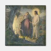 墓のそばに復活したキリスト by ML Greer マグネット (正面)