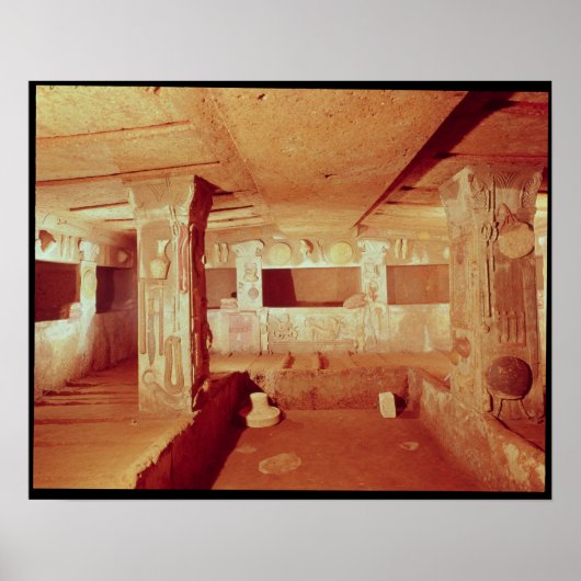 墓のインテリア ポスター (正面)