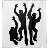 墓のクローラーシャワーカーテン シャワーカーテン (正面)