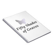 墓のノートの50の陰 ノートブック (右側)