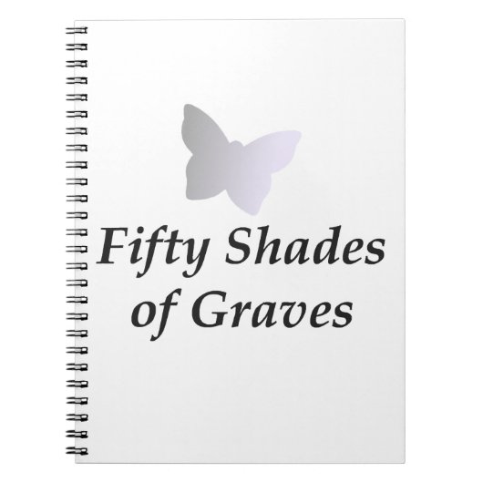 墓のノートの50の陰 ノートブック (正面)