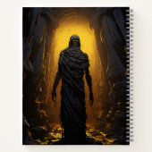 墓のハロウィーンでミイラ ノートブック (裏面)