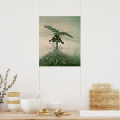 墓の上にフクロウ， 1836-7 ポスター (キッチン)