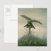 墓の上にフクロウ， 1836-7 ポストカード (正面/裏面)