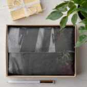 墓の上の美しい白猫 薄葉紙 (ギフト)