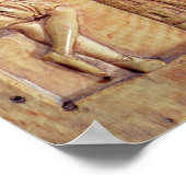 墓の中の聖なる女性を描いた額 ポスター (角)