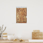 墓の中の聖なる女性を描いた額 ポスター (キッチン)