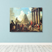 墓の前にアレクサンデル素晴らし三世 キャンバスプリント (インサイチュ (ウッドフロア))