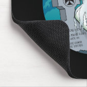 墓の女の子のマウスパッド マウスパッド (コーナー)