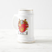 墓の家紋 ビールジョッキ (正面左)