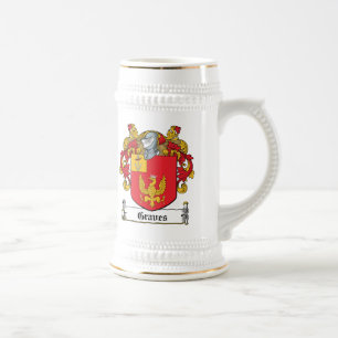 墓の家紋 ビールジョッキ
