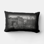 墓の廃墟を受け取る ランバークッション (裏面)