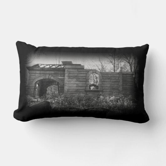 墓の廃墟を受け取る ランバークッション (正面)