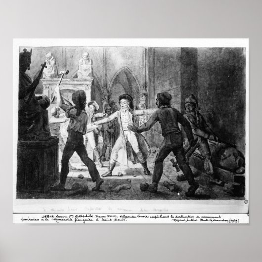 墓の破壊に反対するレノ王室のワール ポスター (正面)