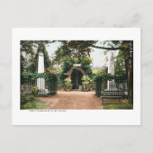 墓の社長ジョージ・ワシントン山バーノン ポストカード (正面)