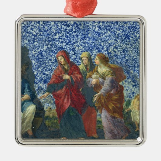 墓の神聖な女性 メタルオーナメント (正面)