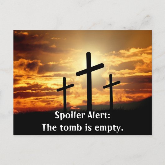 墓は空っぽだ ポストカード (正面)