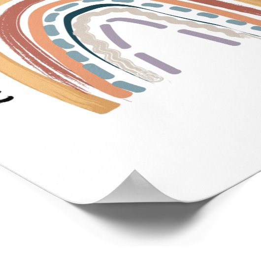 墓は空であるイエスは生きている彼は幸福に生まれている ポスター (角)