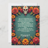 💀🎉墓予想ディアデロスムエルトス 招待状 (裏面)