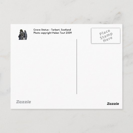 墓像はがき ポストカード (裏面)