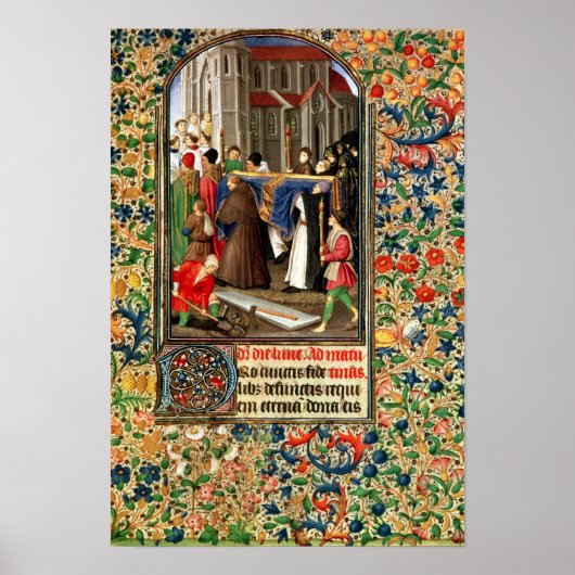 墓参りの行列 ポスター (正面)