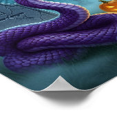 墓地お洒落ハロウィン ポスター (角)