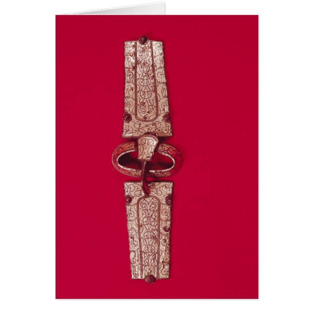 墓地からのベルトの留め金、 (正面)