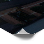 墓地から見た巨大な雲 ポスター (角)