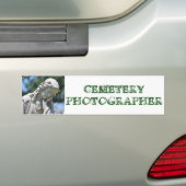 墓地のカメラマンのバンパーステッカー バンパーステッカー (車上)