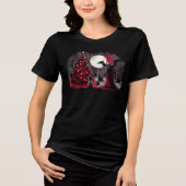 墓地のクリスマス トライブレンドTシャツ (正面)