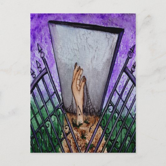 墓地のゲー空白のト案内書 ポストカード (正面)