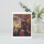 墓地のハムレットとホレイショ ポストカード (スタンド正面)