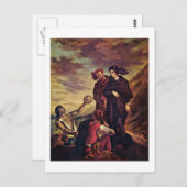 墓地のハムレットとホレイショ ポストカード (正面/裏面)