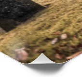 墓地のハロウィーンツインゴシックの女の子 ポスター (コーナー)