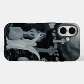 墓地の夜 – カラスと天使 Case-Mate iPhoneケース (裏面 (横))