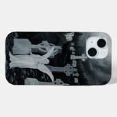 墓地の夜 – 天使とカラス Case-Mate iPhoneケース (裏面 (横))