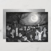 墓地の夜 – 天使と悪魔 (正面/裏面)