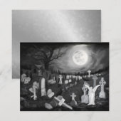 墓地の夜 – 天使と悪魔 (正面/裏面)