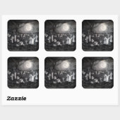 墓地の夜 – 天使と悪魔 スクエアシール (シート)