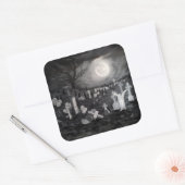 墓地の夜 – 天使と悪魔 スクエアシール (封筒)