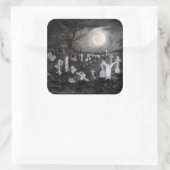 墓地の夜 – 天使と悪魔 スクエアシール (バッグ)