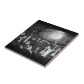 墓地の夜 – 天使と悪魔 タイル (側面)